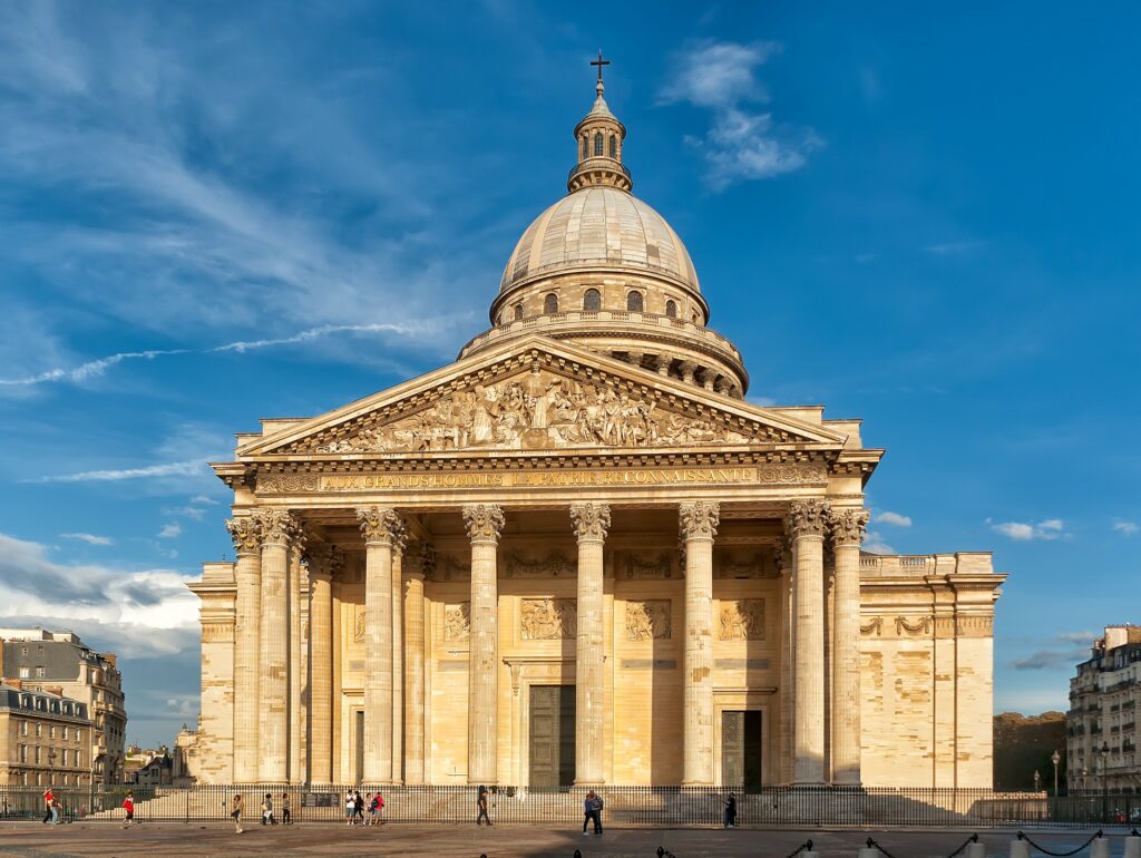 vu de face du Panthéon
